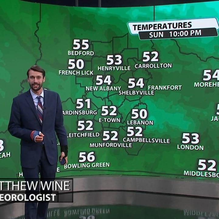 Matthew Wine's Sunday night forecast